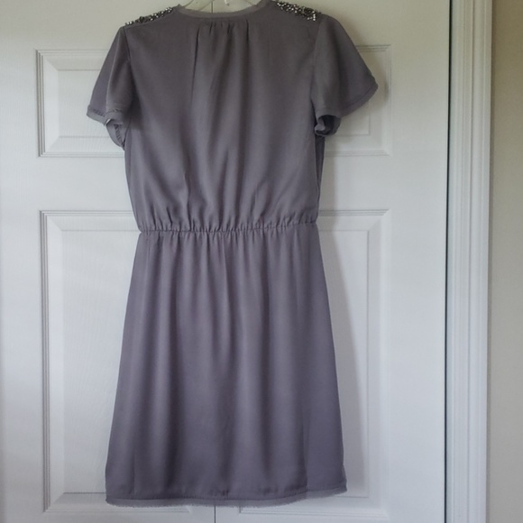 NWT Grey Banana Republic dress /w rhinestone's - Picture 3 of 6